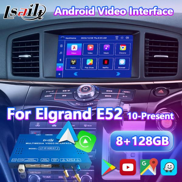 Android Multimedia Video Interface for 2010-2020 Nissan Elgrand E52