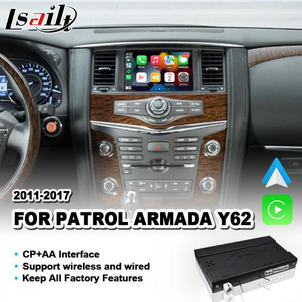Navihome Wireless Android Auto Carplay Interface for 2011-2017 Nissan Patrol Y62