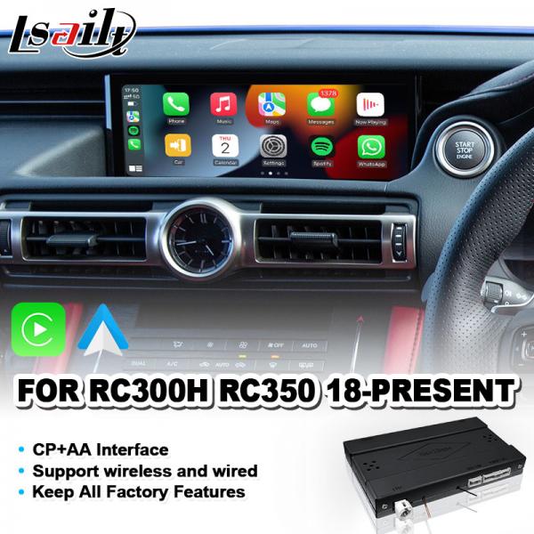 Navihome Wireless Android Auto Carplay Interface for 2018-Present Lexus RC RC300 RCF RC300h RC350