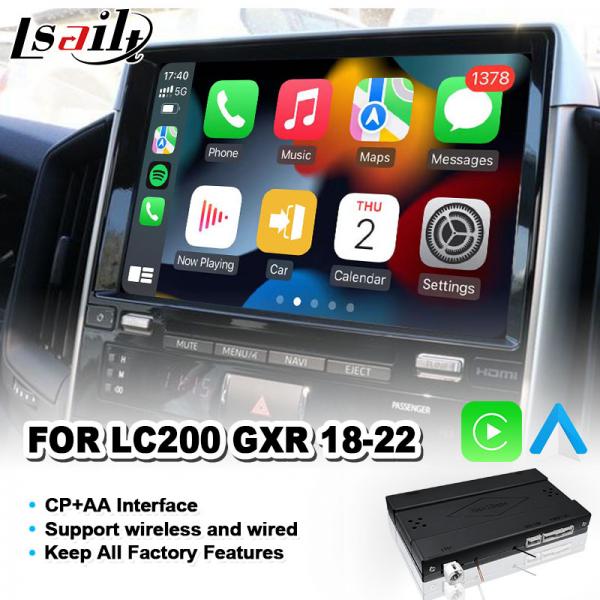 Navihome Wireless Android Auto Carplay Interface for 2018-2022 Toyota Land Cruiser LC200 GXR