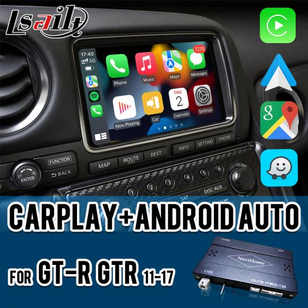 LSAILT WIRELESS APPLE CARPLAY / ANDROID AUTO INTERFACE FITS NISSAN GT-R R35 GTR CBA DBA 07-17 (JDM)