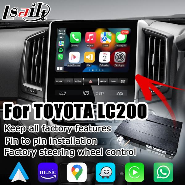 OEM style Carplay upgrade for Toyota Land Cruiser LC200